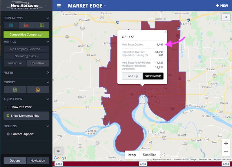 CSG Market Edge agent quote activity