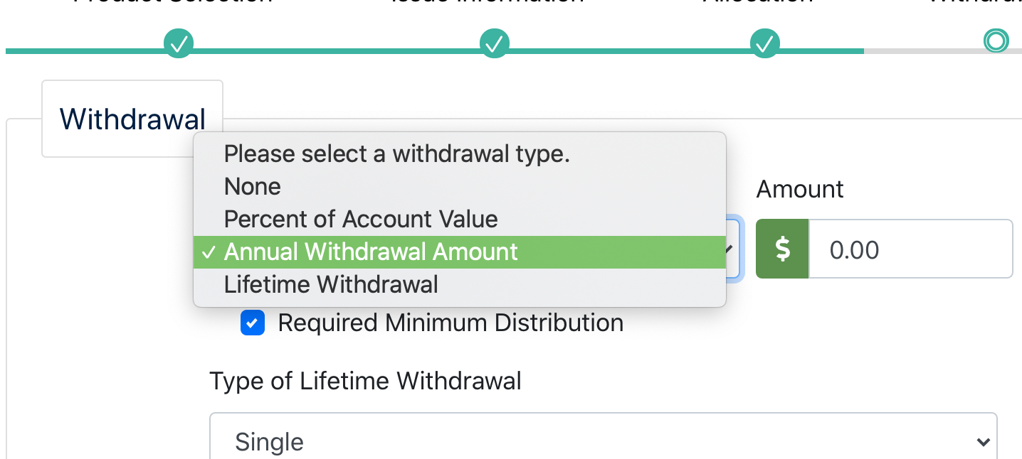 Equitable Denali lifetime income options