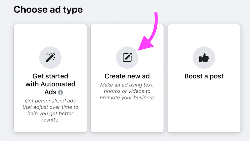 Choose ad type-min