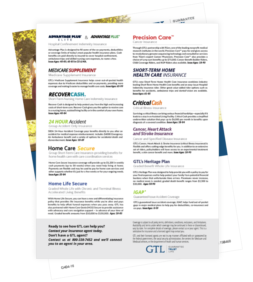GTL ancillary flyer