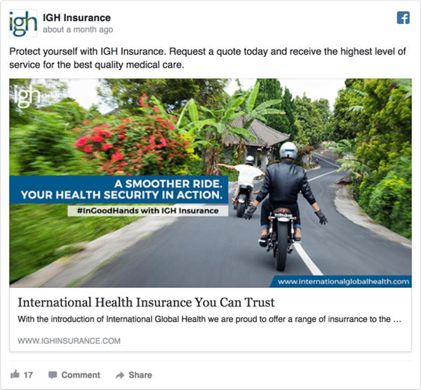 IGH Insurance Ad