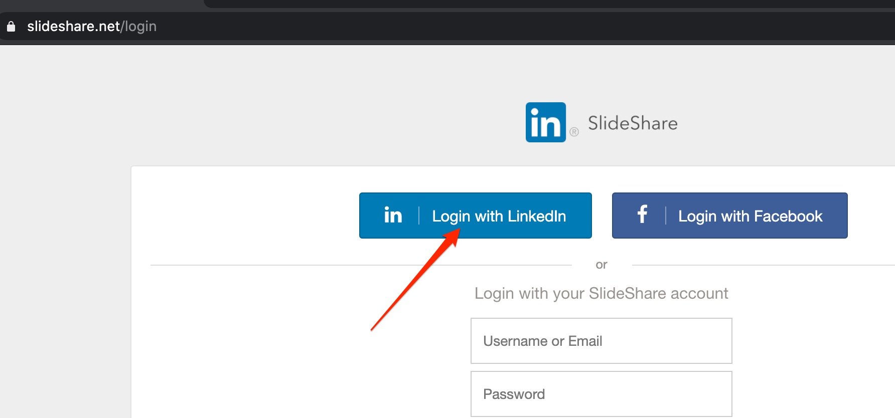 Slideshare-for-Agent-Recruiting-Log-In-with-LinkedIn-Credentials