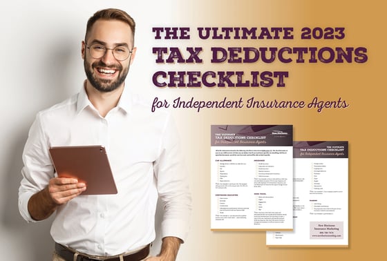 The Ultimate 2023 Tax Deductions Checklist for Insurance Agents
