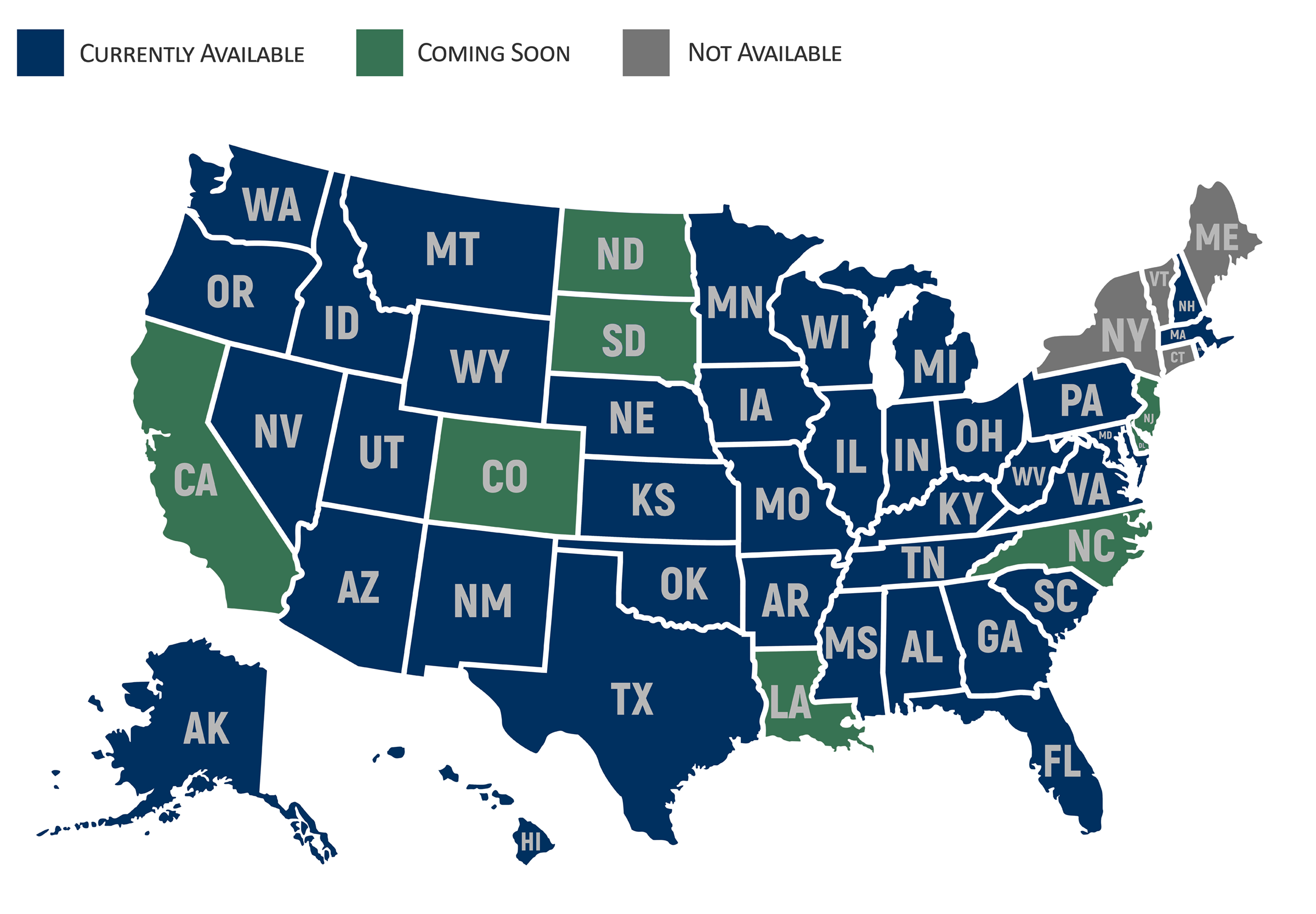 Ohio State Life annuity state availability