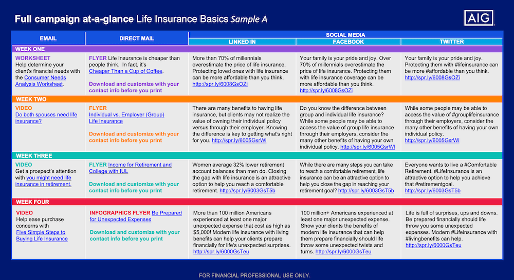 campaign at a glance aig-min