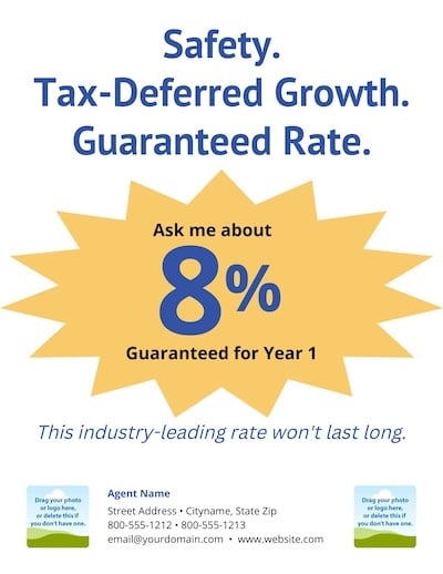 annuity leave behind q4 2025 8 percent rate 